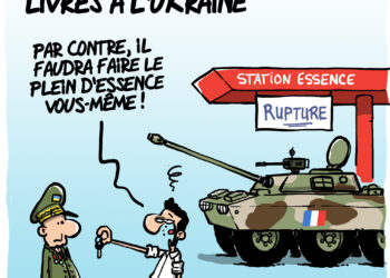 Blindés français livrés à l’Ukraine vus par Wingz pour l’Echo du Mardi