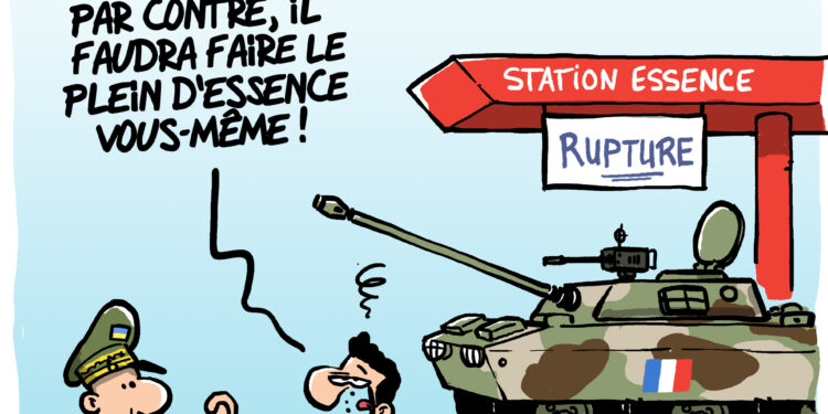 Blindés français livrés à l’Ukraine vus par Wingz pour l’Echo du Mardi