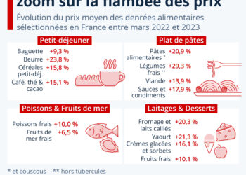 Inflation : zoom sur la flambée des prix alimentaires
