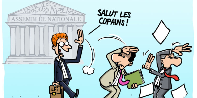 Le retour d’Adrien Quatennens vu par Wingz pour l’Echo du Mardi