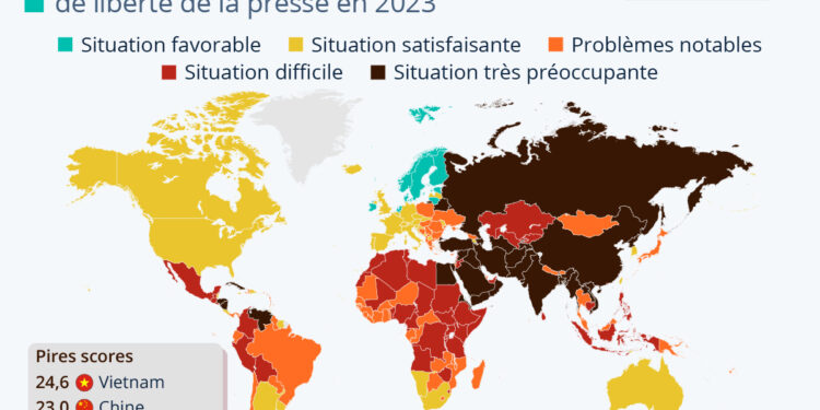 Où en est la liberté de la presse dans le monde ?