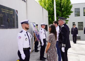 2 ans après, la police nationale de Vaucluse rend hommage au commandant Masson