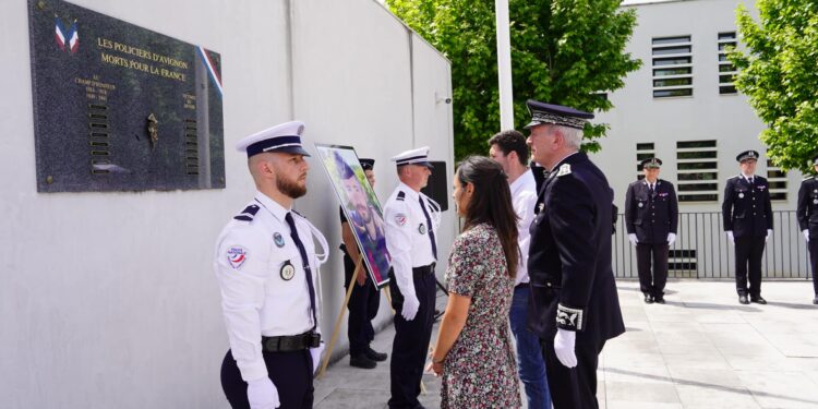 2 ans après, la police nationale de Vaucluse rend hommage au commandant Masson