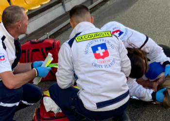 Parc des Sports d’Avignon : les secouristes du Vaucluse s’entraînent pour les JO 2024