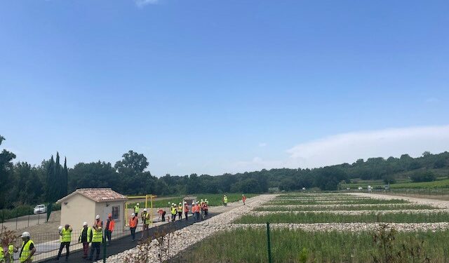Mormoiron, une nouvelle station d’épuration 100% green