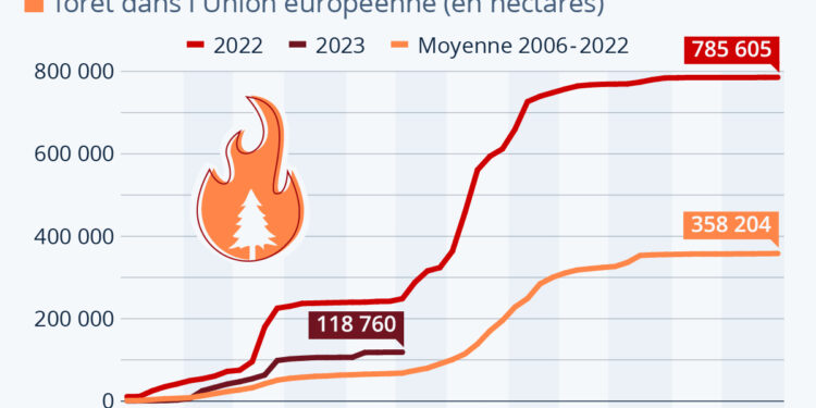 Feux de forêt : quelle tendance pour la saison 2023 en Europe ?
