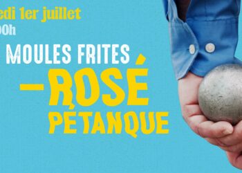 Moules, frites, rosé et pétanque ce week-end au Tipi