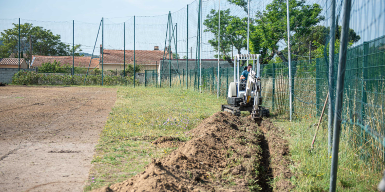 Travaux : la ville de Bollène rénove ses stades