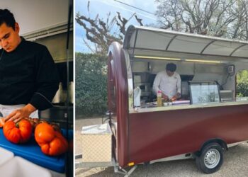 Guillaume Prévost crée des plats gourmands avec des produits locaux dans son food truck bistronomique