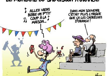 Le mondial du saucisson à Orange vu par Wingz pour l’Echo du Mardi