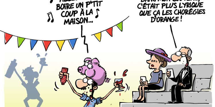 Le mondial du saucisson à Orange vu par Wingz pour l’Echo du Mardi