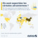 Où sont exportées les céréales ukrainiennes ?