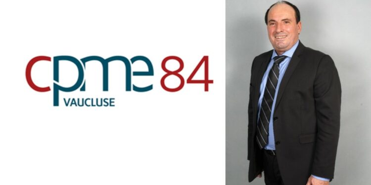 Bernard Vergier réélu à la présidence de la CPME 84