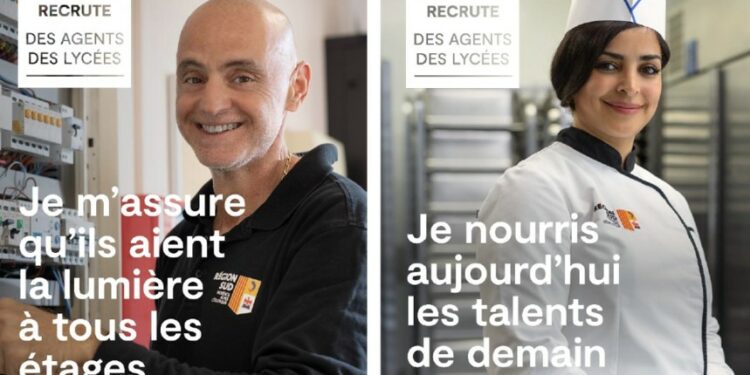 La Région Sud recrute plus de 50 agents pour ses lycées