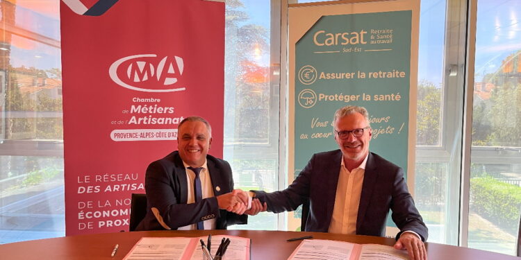 La Cmar Paca et la Carsat Sud-Est renouvellent leur partenariat