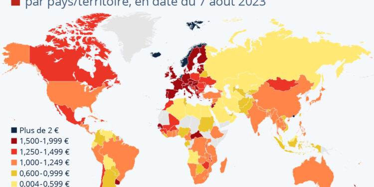 Combien coûte l’essence dans le monde ?