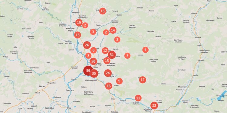 (carte interactive) Vaucluse : le prix des carburants en temps réel par station-service