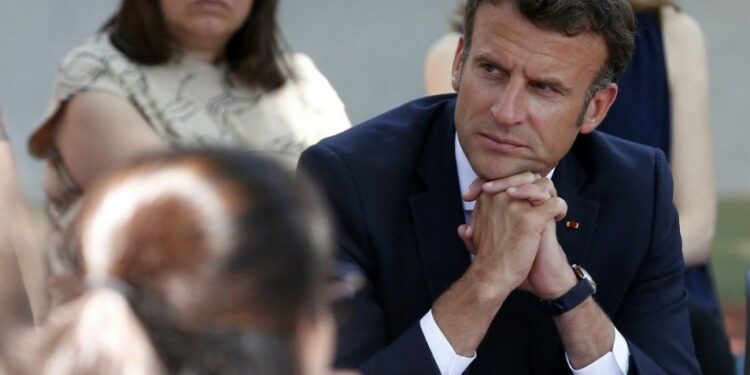 Vaucluse, Emmanuel Macron, à Orange, ce vendredi 1er septembre