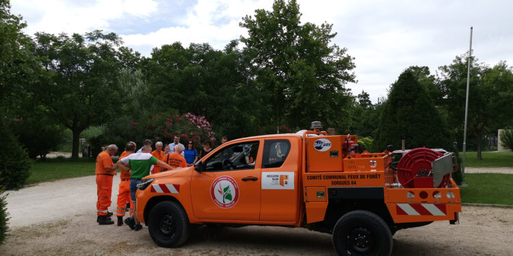 Sorgues : un nouveau véhicule d’intervention pour le CCFF