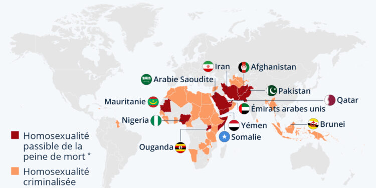 Où l’homosexualité est toujours un crime ?