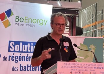 Avignon Courtine, Be Energy ouvre la première usine de régénération de batteries au monde