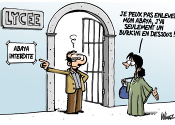 L’interdiction de l’abaya à l’école vue par Wingz pour l’Echo du Mardi