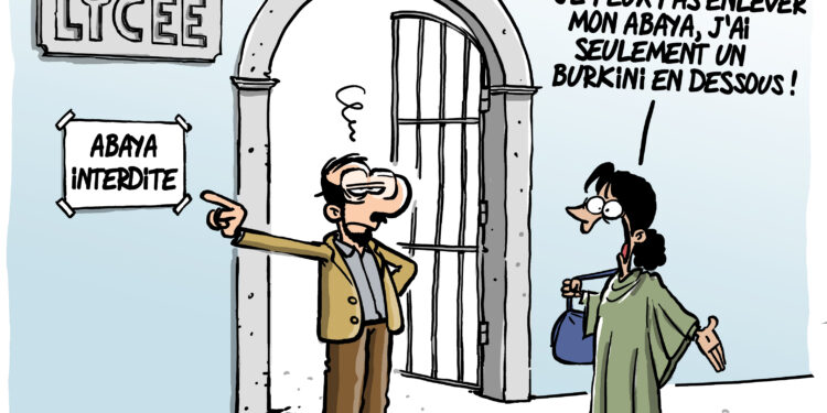 L’interdiction de l’abaya à l’école vue par Wingz pour l’Echo du Mardi