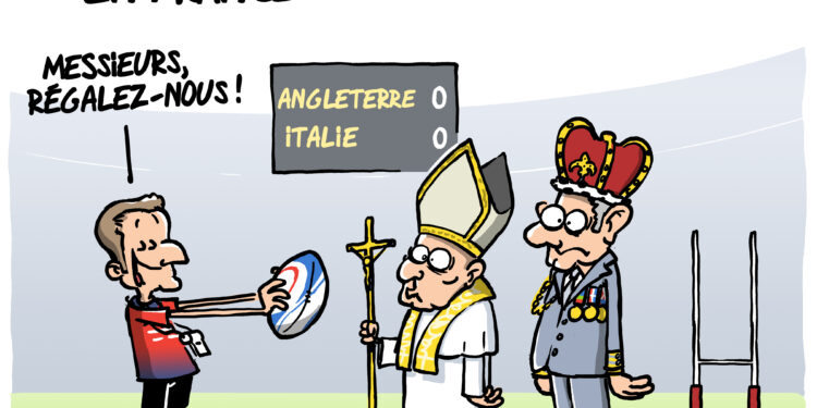 Les visites du Pape et Charles III vues par Wingz pour l’Echo du Mardi