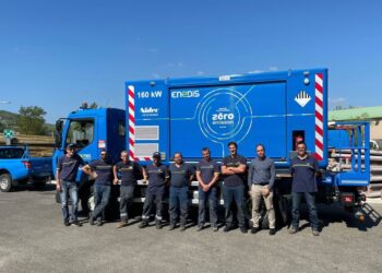Enedis teste le premier groupe électrogène zéro émission à Apt
