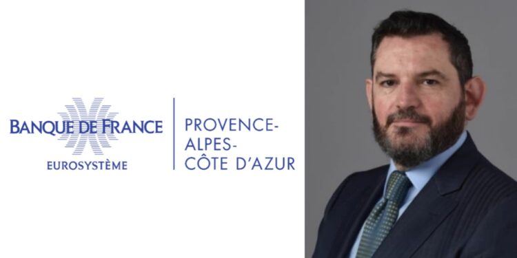 Denis Lauretou nommé directeur régional de la Banque de France en région Paca
