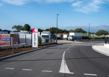 Vedène, Travaux d’aménagement de la zone d’activités économiques Les Fonds