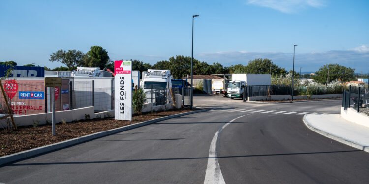Vedène, Travaux d’aménagement de la zone d’activités économiques Les Fonds