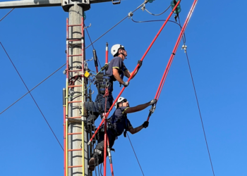 Entraigues-sur-la-Sorgue, Enedis modernise les lignes électriques aériennes
