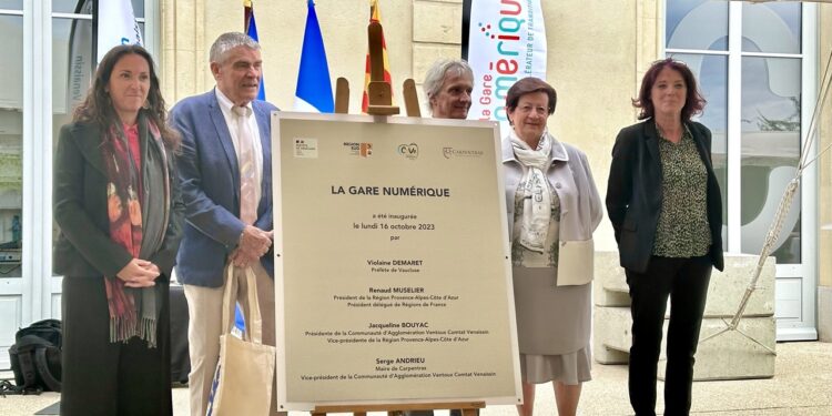 Carpentras : la Cove inaugure sa Gare numérique