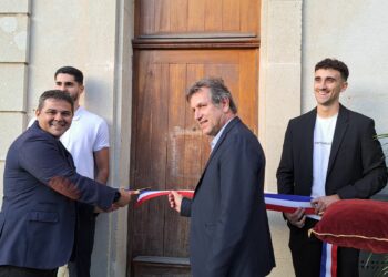 Coup double à Sorgues avec l’inauguration de la Passerelle de l’Oiselay et celle de l’Etable Cowork