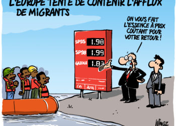 L’Europe et les migrants vus par Wingz pour l’Echo du Mardi