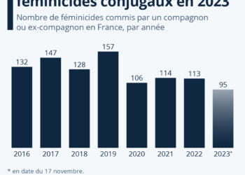 Près de 100 femmes victimes de féminicides conjugaux en 2023
