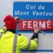 Fermeture hivernale de la route du Mont Ventoux