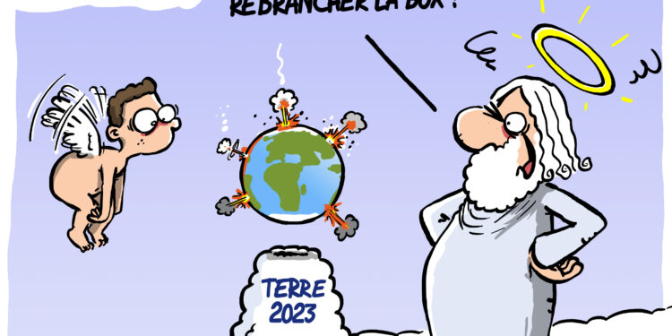 Le Monde en 2023 vu par Wingz pour l’Echo du Mardi