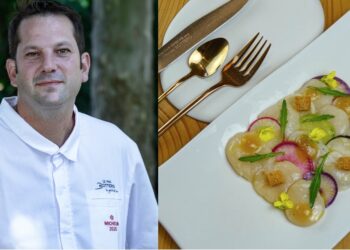 La recette de noix de Saint-Jacques en carpaccio du chef Nicolas Bottero