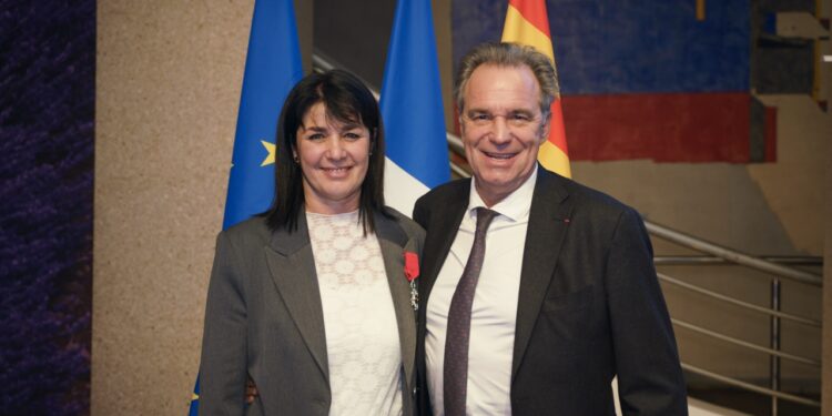 Georgia Lambertin décorée de la Légion d’honneur