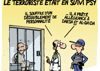 Le terroriste en suivi psy vu par Wingz pour l’Echo du Mardi