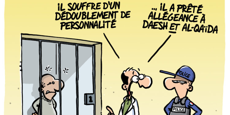 Le terroriste en suivi psy vu par Wingz pour l’Echo du Mardi