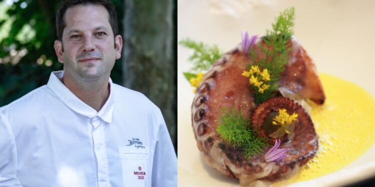 La recette de poulpe de Méditerranée rôti du chef Nicolas Bottero