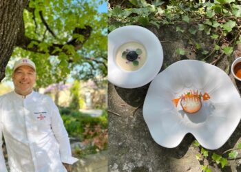 La recette de lotte nacrée du chef Christophe Chiavola