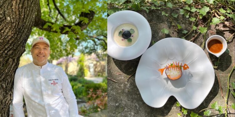 La recette de lotte nacrée du chef Christophe Chiavola