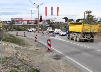 Création d’un nouveau carrefour giratoire à Vedène