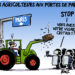 Les agriculteurs sur Paris vu par Wingz pour l’Echo du Mardi