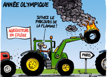 Les agriculteurs en colère vu par Wingz pour l’Echo du Mardi