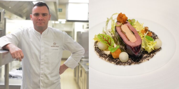 La recette de suprême de pigeon et foie gras du chef Matthieu Hervé